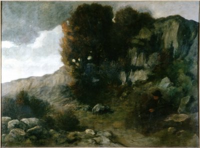 Landscape by Alphonse Legros
